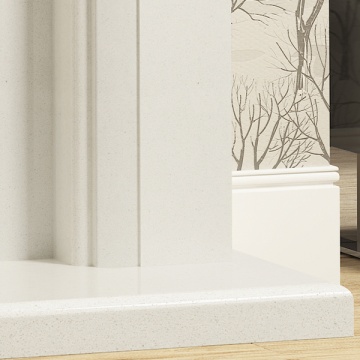 Elgin & Hall Amorina Marble Fireplace